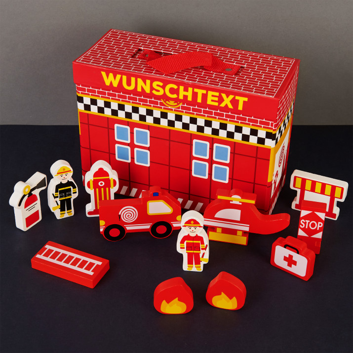 Eigenes Projekt - Feuerwehr Set aus Holz
